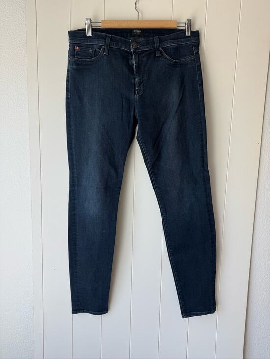 Hudson Jeans Denim - Hudson Jeans High Rise Dark Blue Women’s Skinny Jeans 31